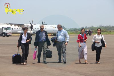 The UN High Commissioner for Refugees Visits Rakhine