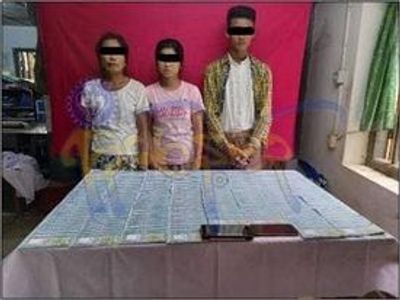 Three people arrested in Taungup township with fake currency notes