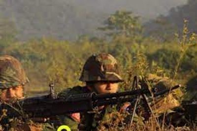 Burmese junta forces clash with AA for two consecutive days in Chin State