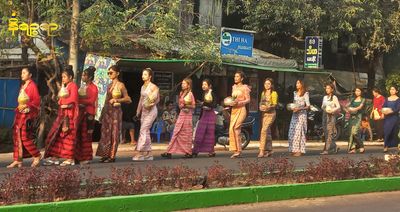 Traditional Rakhine Thingyan festival begins