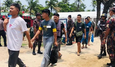 134 Myanmar police personnel sent back by Bangla government 