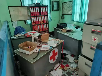 Junta robs and vandalises Red Cross Office in Maungdaw, Arakan State   