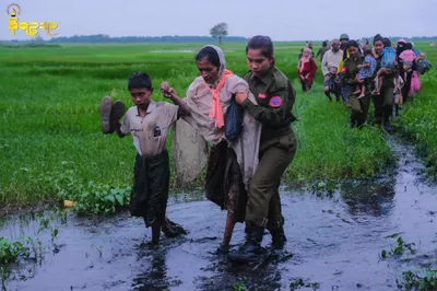 AA rescues over 17,000 people from Maungdaw 