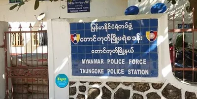 Families of 60 inmates at Taungup Myoma police station worried over escalating military conflict