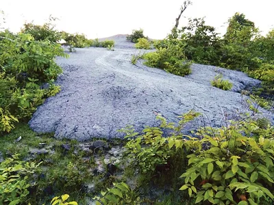 Mud volcano erupts in Kyaukphyu, spewing lava over 300 feet